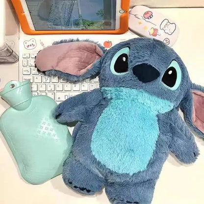 Kawaii Lilo Stitch Plush Hot Water Bottle - Kids water bottles 