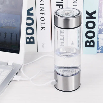 Hydrogen Water Bottle: Electric Rich Water Generator Bottle - Kids water bottleswater bottle Water bottle  Hydrogen Water Bottle: Electric Rich Water Generator Bottle