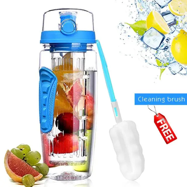 32 OZ Fruit Infuser Water Bottle - Kids water bottles 