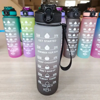 1 Liter Water Bottle Motivational Sport Water Bottle Leakproof - Kids water bottles 