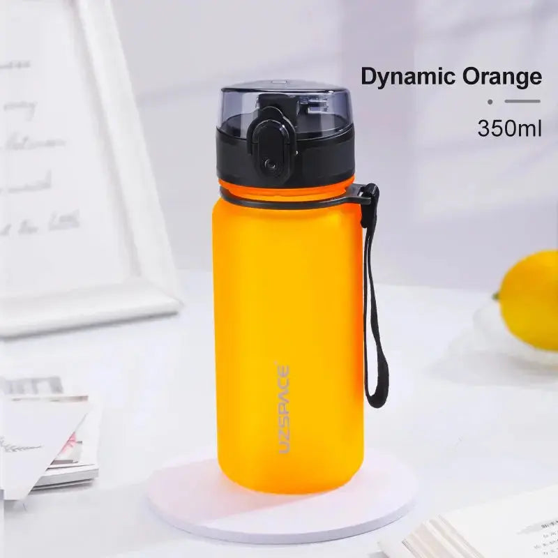 350ML Sport Water Bottle With Time Marker Girl Kids Portable Leakproof Eco-friendly No Smell Tritan Plastic Drinkware