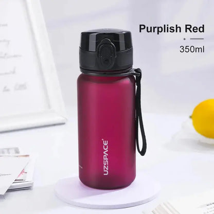 350ML Sport Water Bottle With Time Marker Girl Kids Portable Leakproof Eco-friendly No Smell Tritan Plastic Drinkware