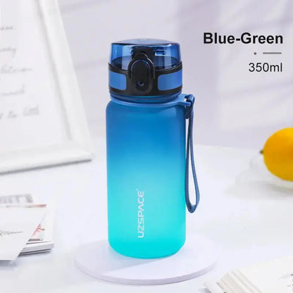 350ML Sport Water Bottle With Time Marker Girl Kids Portable Leakproof Eco-friendly No Smell Tritan Plastic Drinkware