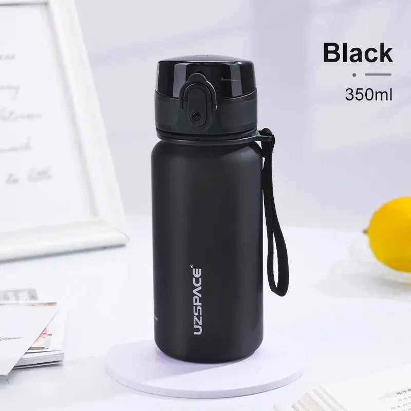 350ML Sport Water Bottle With Time Marker Girl Kids Portable Leakproof Eco-friendly No Smell Tritan Plastic Drinkware