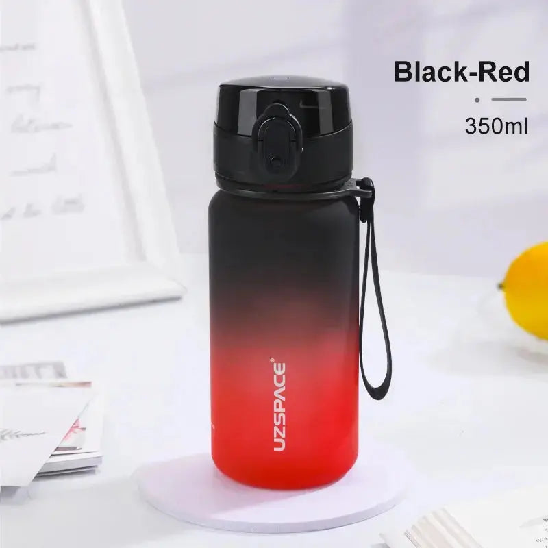 350ML Sport Water Bottle With Time Marker Girl Kids Portable Leakproof Eco-friendly No Smell Tritan Plastic Drinkware