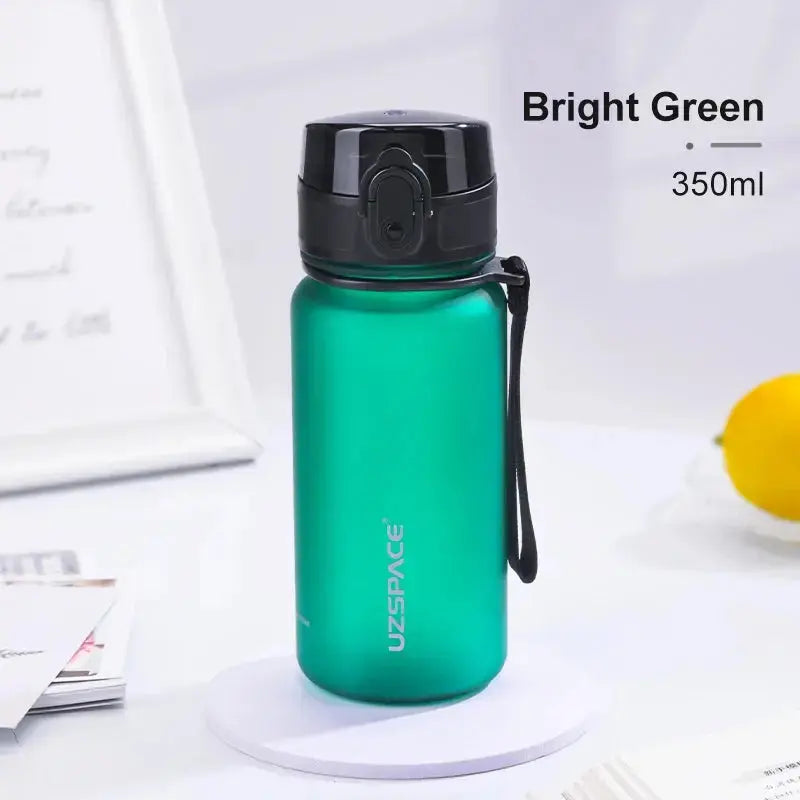 350ML Sport Water Bottle With Time Marker Girl Kids Portable Leakproof Eco-friendly No Smell Tritan Plastic Drinkware