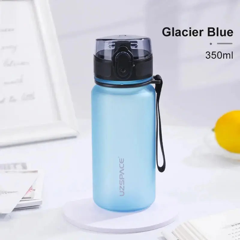 350ML Sport Water Bottle With Time Marker Girl Kids Portable Leakproof Eco-friendly No Smell Tritan Plastic Drinkware