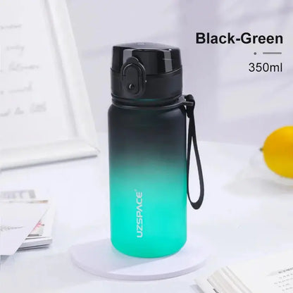 350ML Sport Water Bottle With Time Marker Girl Kids Portable Leakproof Eco-friendly No Smell Tritan Plastic Drinkware