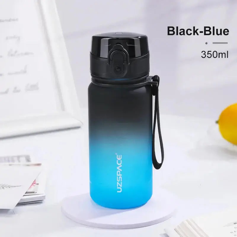 350ML Sport Water Bottle With Time Marker Girl Kids Portable Leakproof Eco-friendly No Smell Tritan Plastic Drinkware