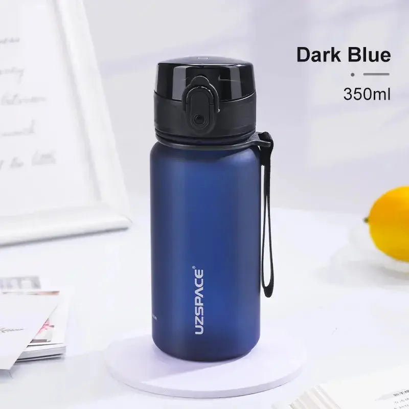 350ML Sport Water Bottle With Time Marker Girl Kids Portable Leakproof Eco-friendly No Smell Tritan Plastic Drinkware