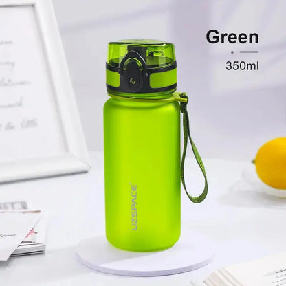 350ML Sport Water Bottle With Time Marker Girl Kids Portable Leakproof Eco-friendly No Smell Tritan Plastic Drinkware