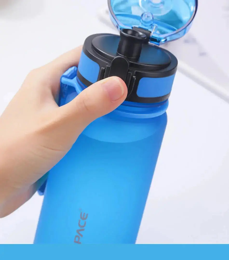 350ML Sport Water Bottle With Time Marker Girl Kids Portable Leakproof Eco-friendly No Smell Tritan Plastic Drinkware