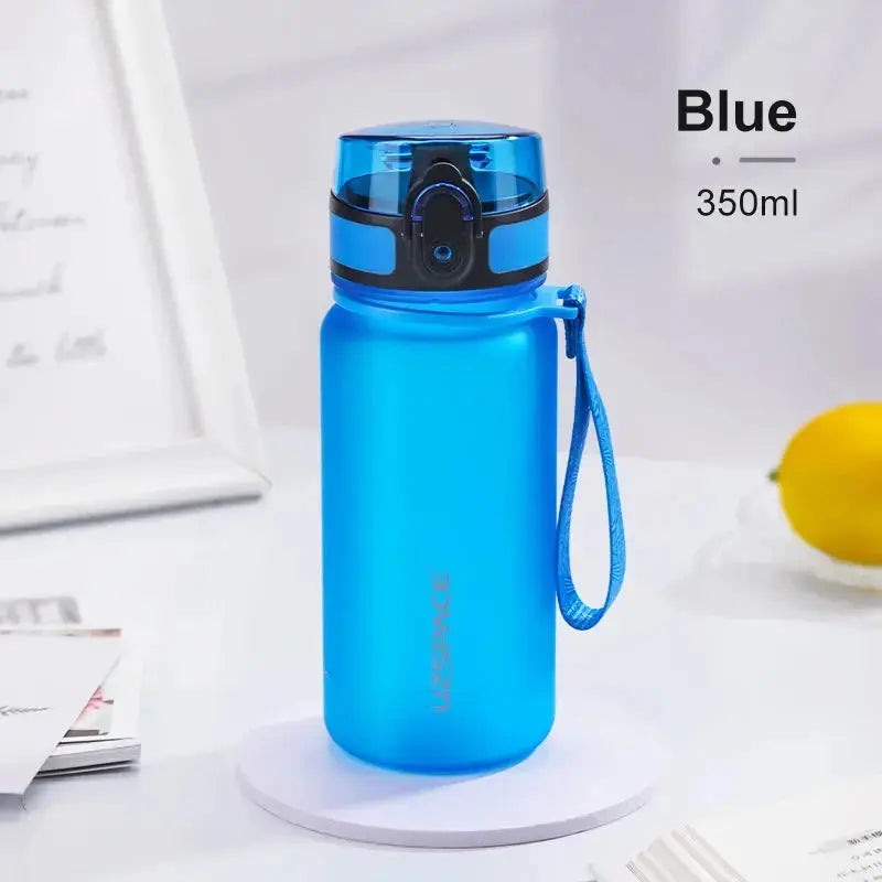 350ML Sport Water Bottle With Time Marker Girl Kids Portable Leakproof Eco-friendly No Smell Tritan Plastic Drinkware