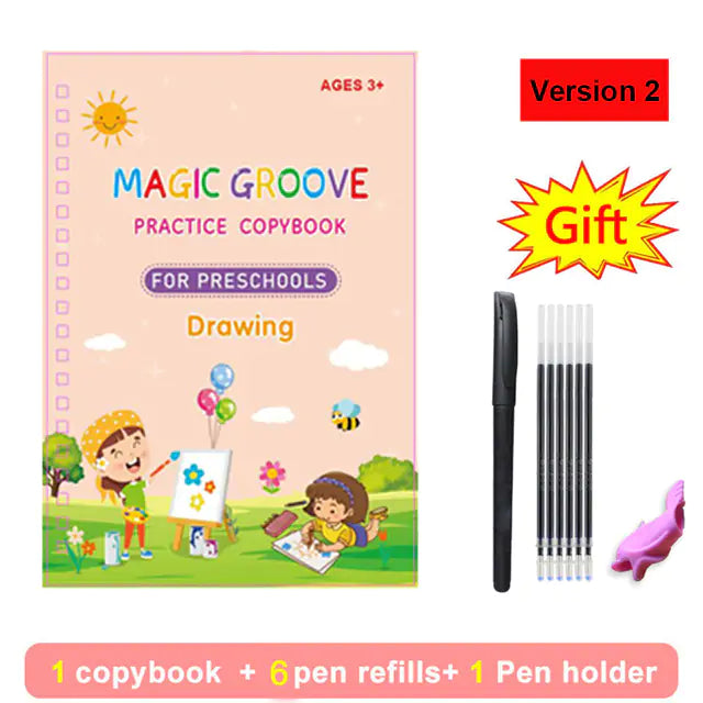 Children's Magic Practice Book Kids water bottles  Kids water bottles  kids Magic book