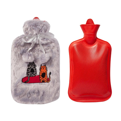 Biggdesign Cats Gray Hot Water Bottle - Kids water bottles 