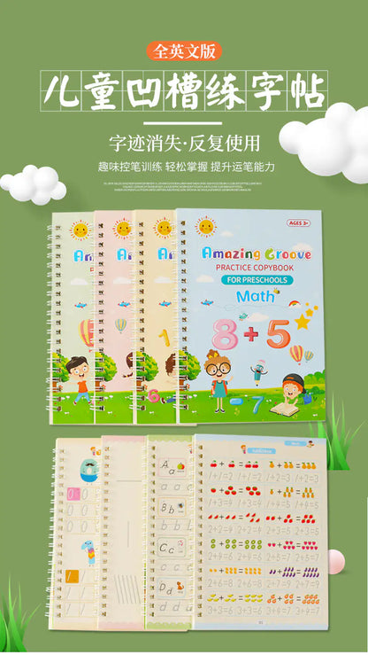 Children's Control Pen Training Book Kids water bottles  Kids water bottles