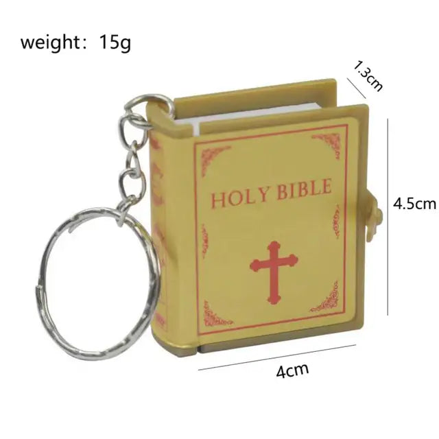 Mini Bible Keychain Book Pendant Kids water bottles  Kids water bottles  kids Magic book