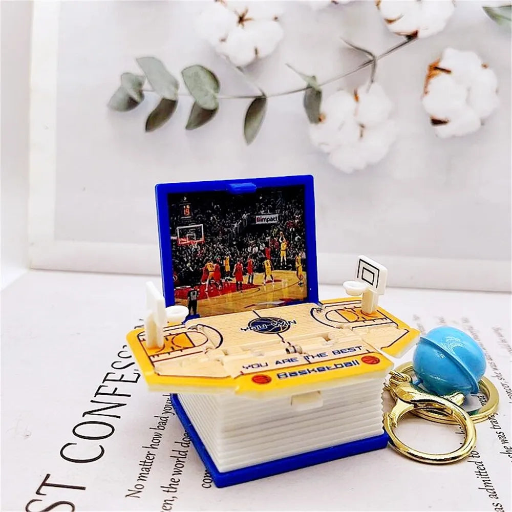 3D Pop-up Fantasy Book Keychain Kids water bottles 8.00 Kids water bottles Basketball-Blue