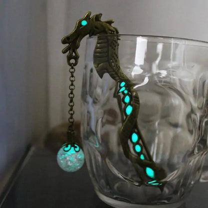 Luminous Book Wyrm Bookmark Kids water bottles  Kids water bottles  kids Magic book