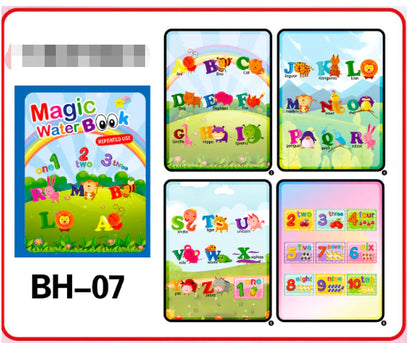 Magic Water Drawing Coloring  Book Kids water bottles 11.00 Kids water bottles Letters-1TZ1GGH