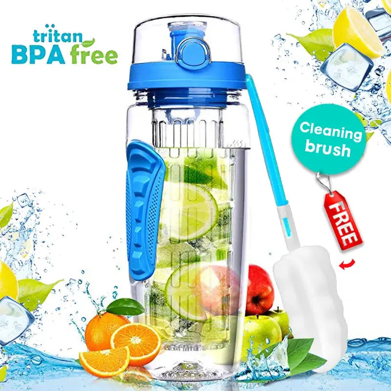 32 OZ Fruit Infuser Water Bottle - Kids water bottles 