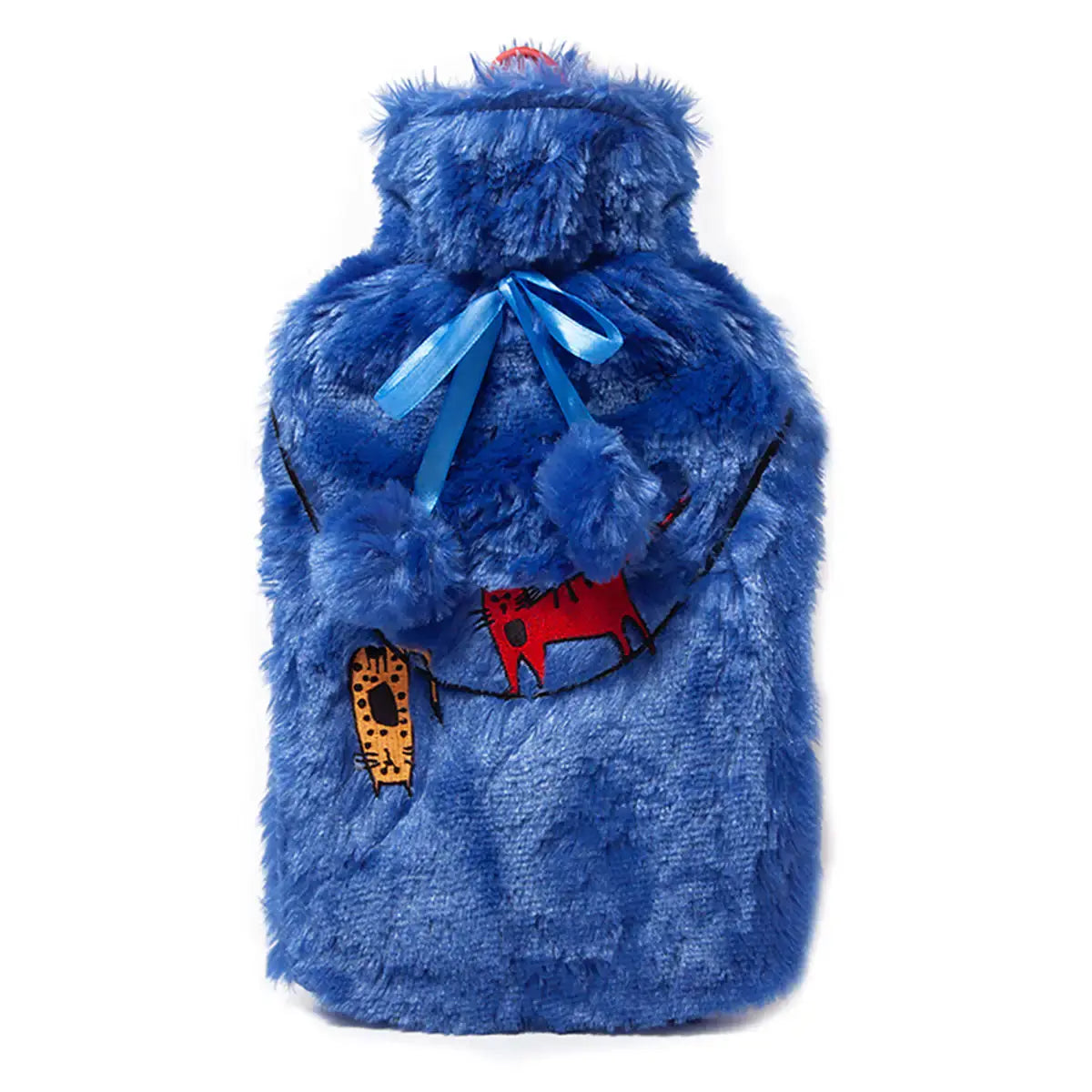 Biggdesign Cats Blue Hot Water Bottle - Kids water bottles 