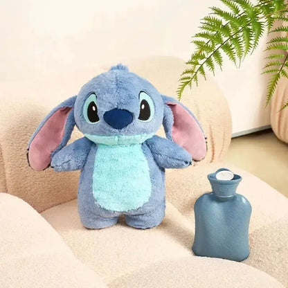 Stitch Winter Plush Hot Water Bottle - Kids water bottles 