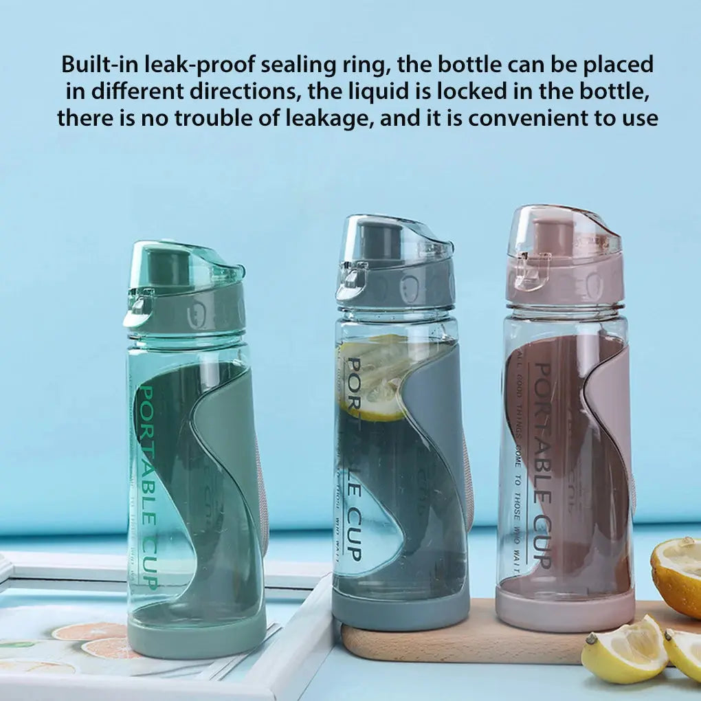 Sports Water bottle 600 MLl Leak-proof Plastic Bicycle Drinking Cup Gym - Kids water bottleswater bottle   Sports Water bottle 600 MLl Leak-proof Plastic Bicycle Drinking Cup Gym