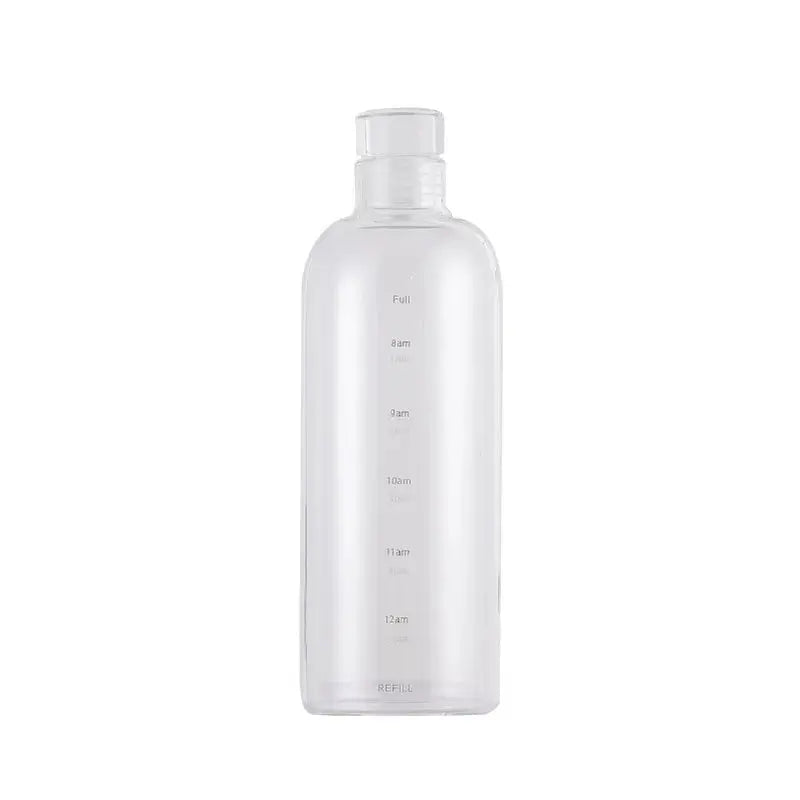 500ml Plastic Water Bottle with Time Marker Creative Large Capacit - Kids water bottleswater bottle   500ml Plastic Water Bottle with Time Marker Creative Large Capacit