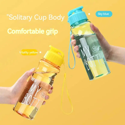 Transparent Water Bottle Drinking 550ML Water Bottle For School Gym Travel - Kids water bottleswater bottle   Transparent Water Bottle Drinking 550ML Water Bottle For School Gym Travel