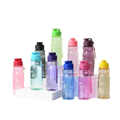 Transparent Water Bottle Drinking 550ML Water Bottle For School Gym Travel - Kids water bottleswater bottle   Transparent Water Bottle Drinking 550ML Water Bottle For School Gym Travel