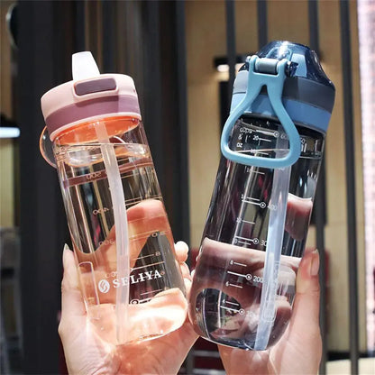 Gym water bottle BPA Free Kids Drinking  Cup New 650ML Portable Sports Water Bottle - Kids water bottleswater bottle   Gym water bottle BPA Free Kids Drinking  Cup New 650ML Portable Sports Water Bottle