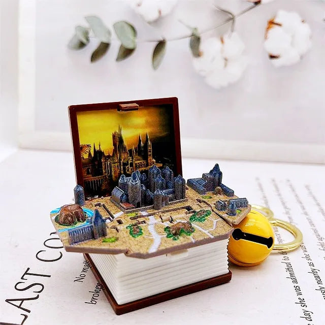 3D Pop-up Fantasy Book Keychain Kids water bottles 8.00 Kids water bottles Dream-Castle-Coffee