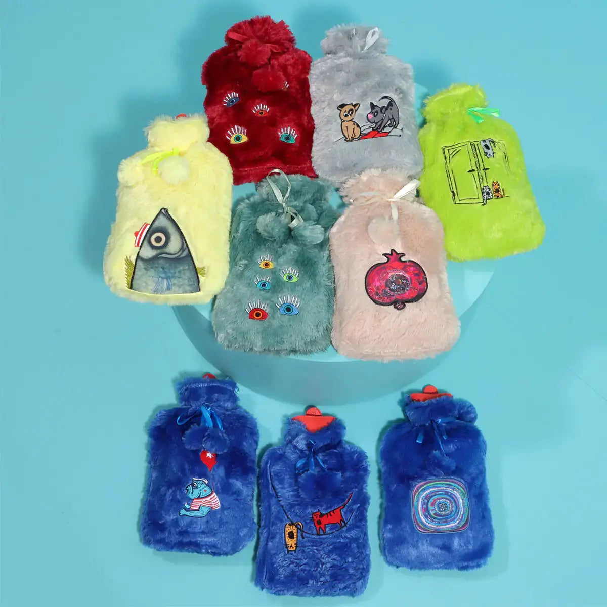 BiggDesign Evil Eye  Hot Water Bottle - Kids water bottles 