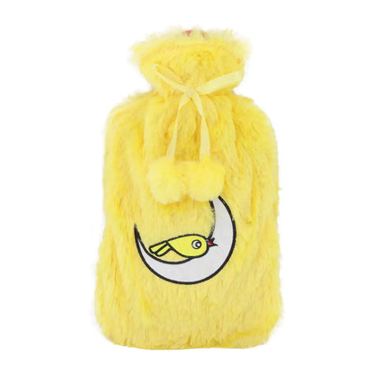 Biggdesign Yellow Bird Hot Water Bottle - Kids water bottles 