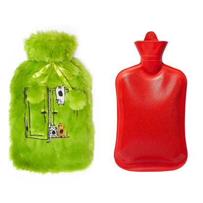 Biggdesign Cats Green Hot Water Bottle - Kids water bottles 