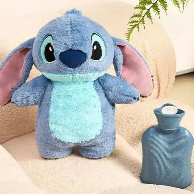 Kawaii Lilo Stitch Plush Hot Water Bottle - Kids water bottles 