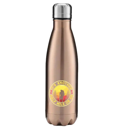 It's Another Half Mile Or So 17oz Stainless Water Bottle Kids water bottles 57.65 Kids water bottles Rose-Gold-17oz