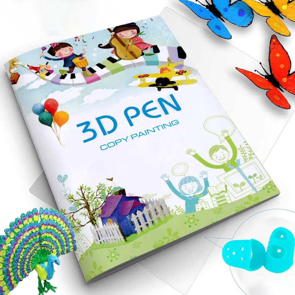 3D Printing Pen Drawing Book Kids water bottles  Kids water bottles  kids Magic book