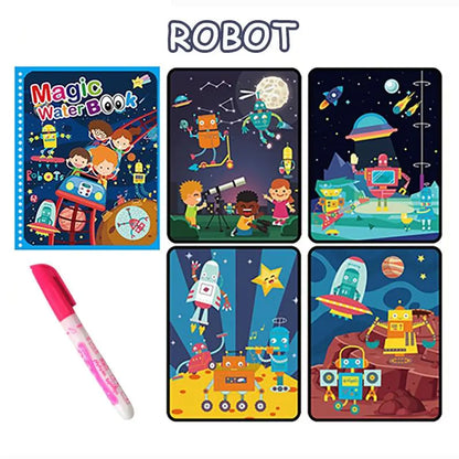 Magic Book Kids water bottles 9.00 Kids water bottles Robotic-World kids Magic book