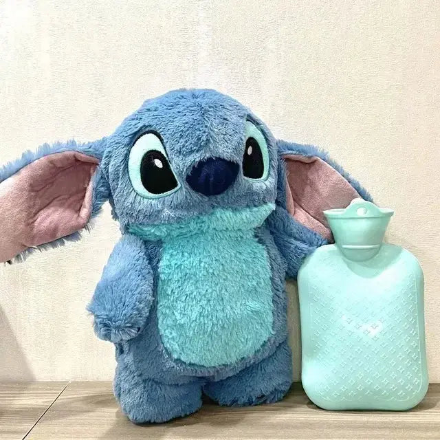 Stitch Winter Plush Hot Water Bottle - Kids water bottles 