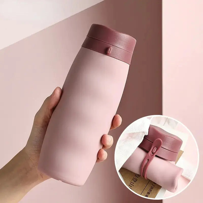 600ml Foldable Water Bottles Soft Flask Sports Drinking Water - Kids water bottles