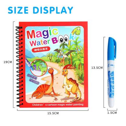 Magic Water Drawing Coloring  Book Kids water bottles  Kids water bottles