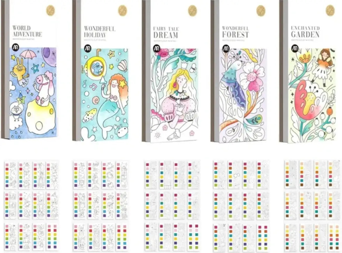 Childrens Colouring Books Kids water bottles 42.00 Kids water bottles 5-book-Set kids Magic book