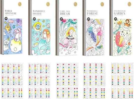 Childrens Colouring Books Kids water bottles 42.00 Kids water bottles 5-book-Set kids Magic book