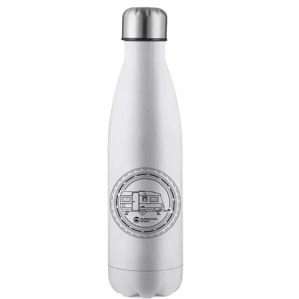 Camping Kaleidoscope 17oz Stainless Water Bottle Kids water bottles 57.65 Kids water bottles White-17oz