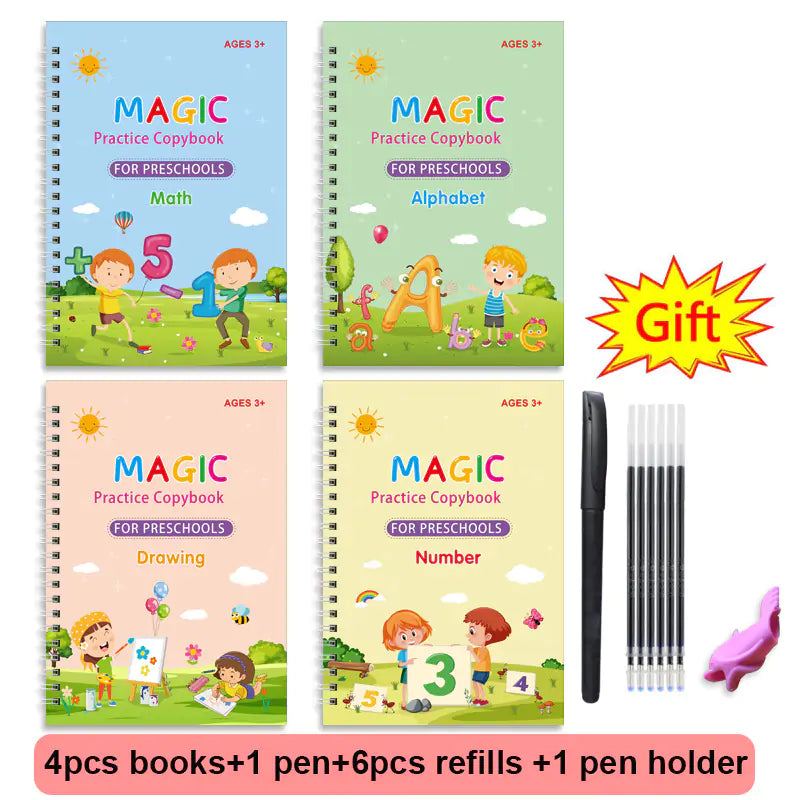 Children's Magic Practice Book Kids water bottles  Kids water bottles  kids Magic book