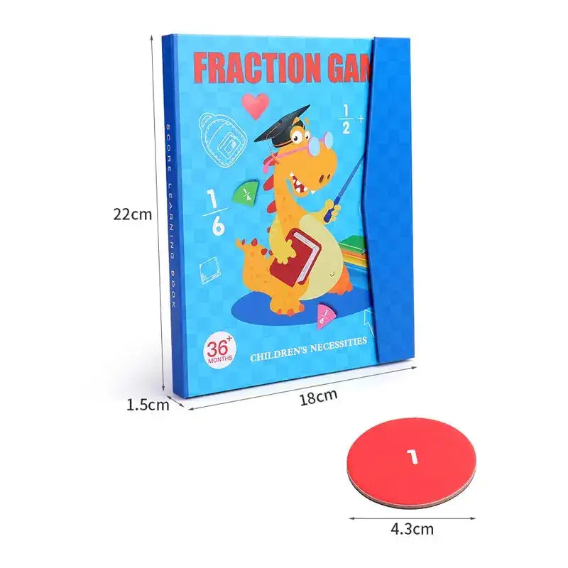 Children's Magnetic Fraction Book Kids water bottles  Kids water bottles  kids Magic book