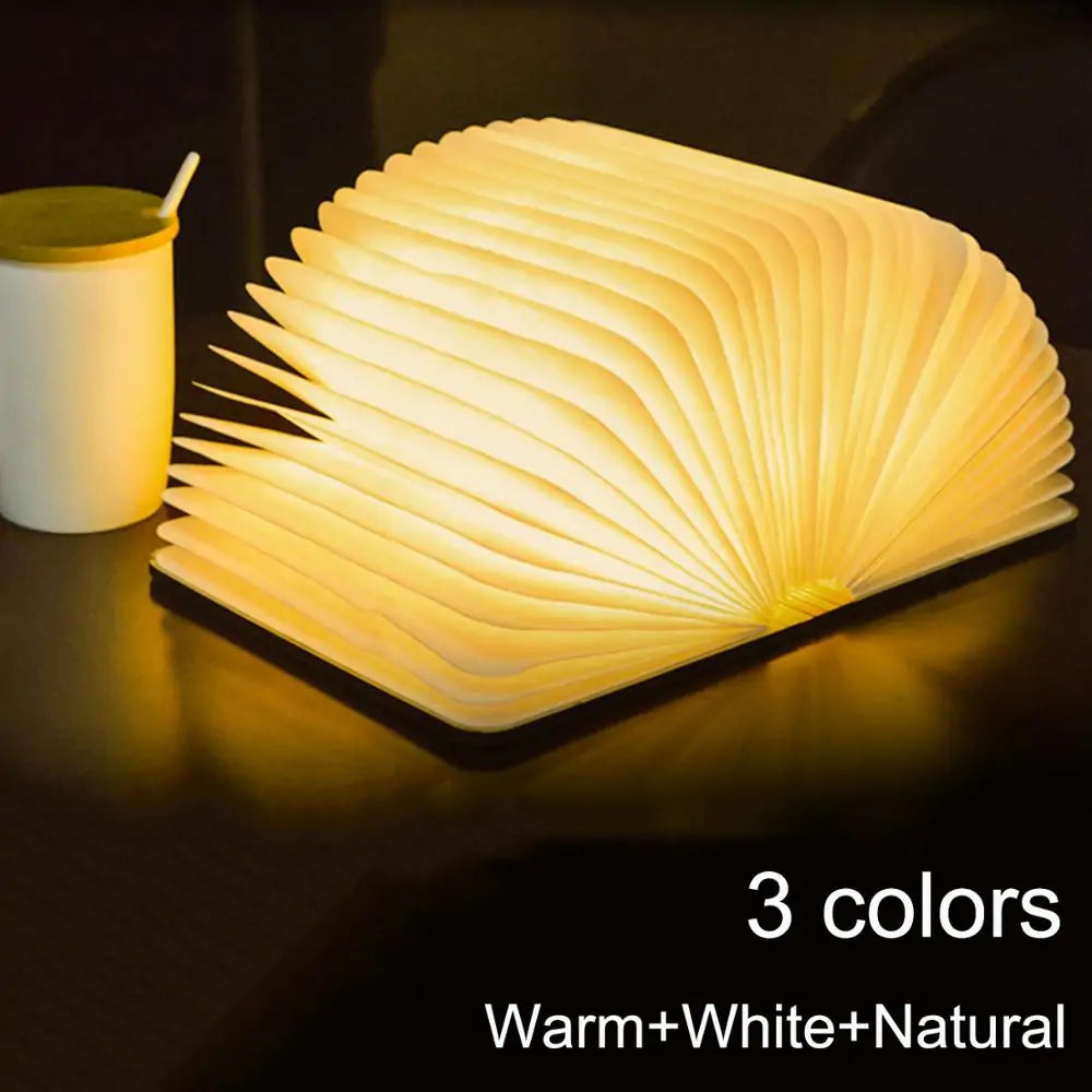 3 Colors LED Book Lamp Kids water bottles  Kids water bottles  kids Magic book