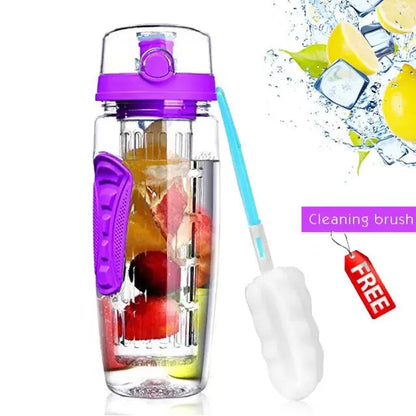 32 OZ Fruit Infuser Water Bottle - Kids water bottles 